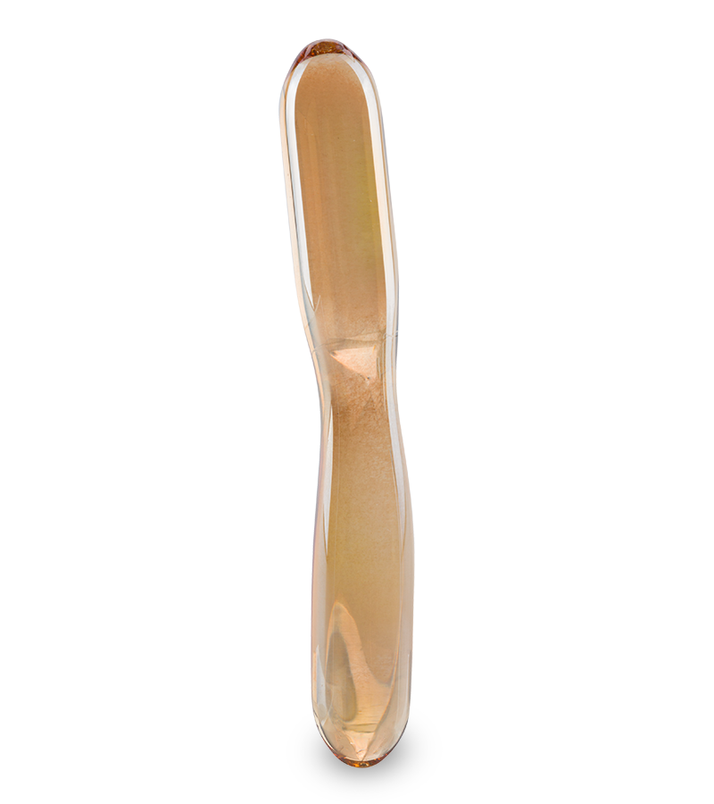 Goldie glass dildo
