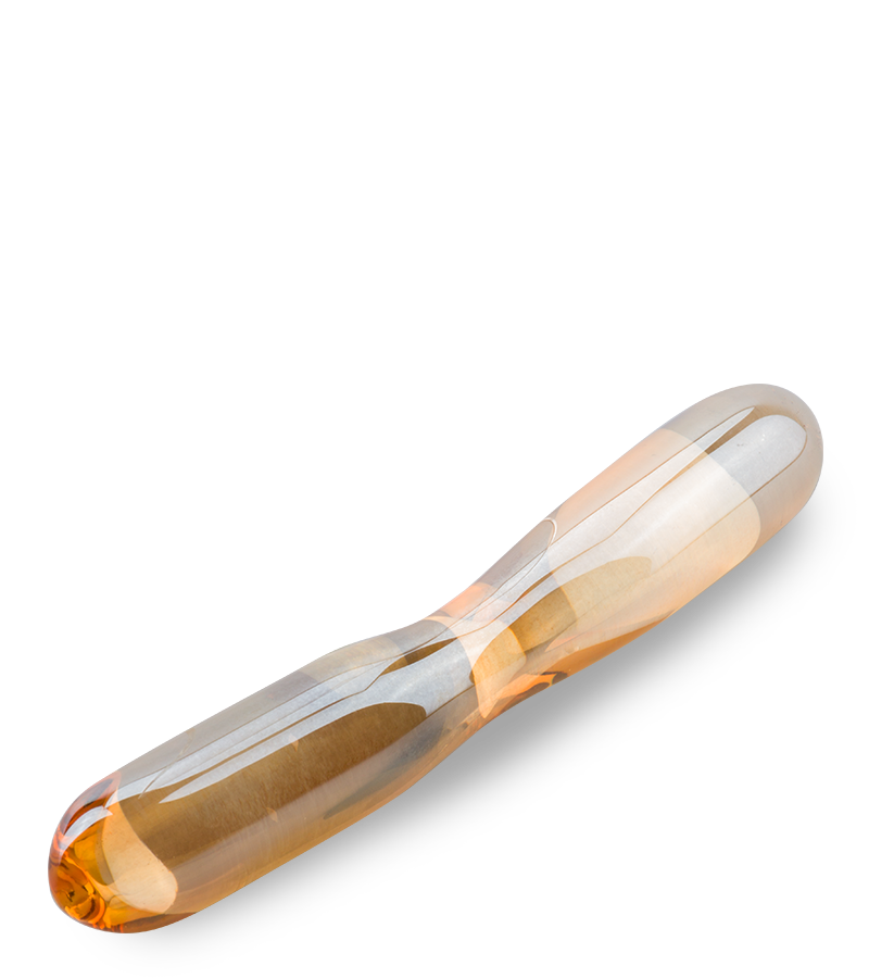 Goldie glass dildo