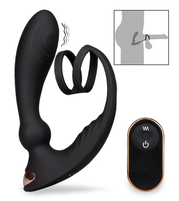 Hutter prostate massager with cock ring