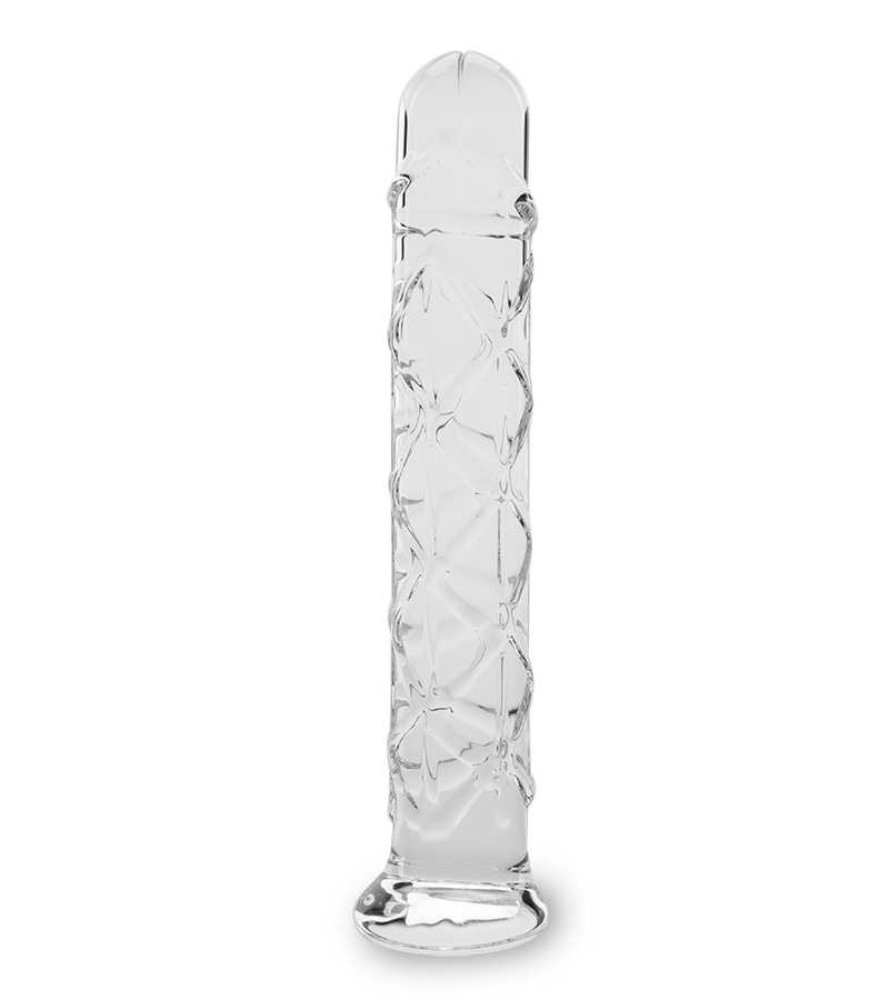 Icey glass dildo