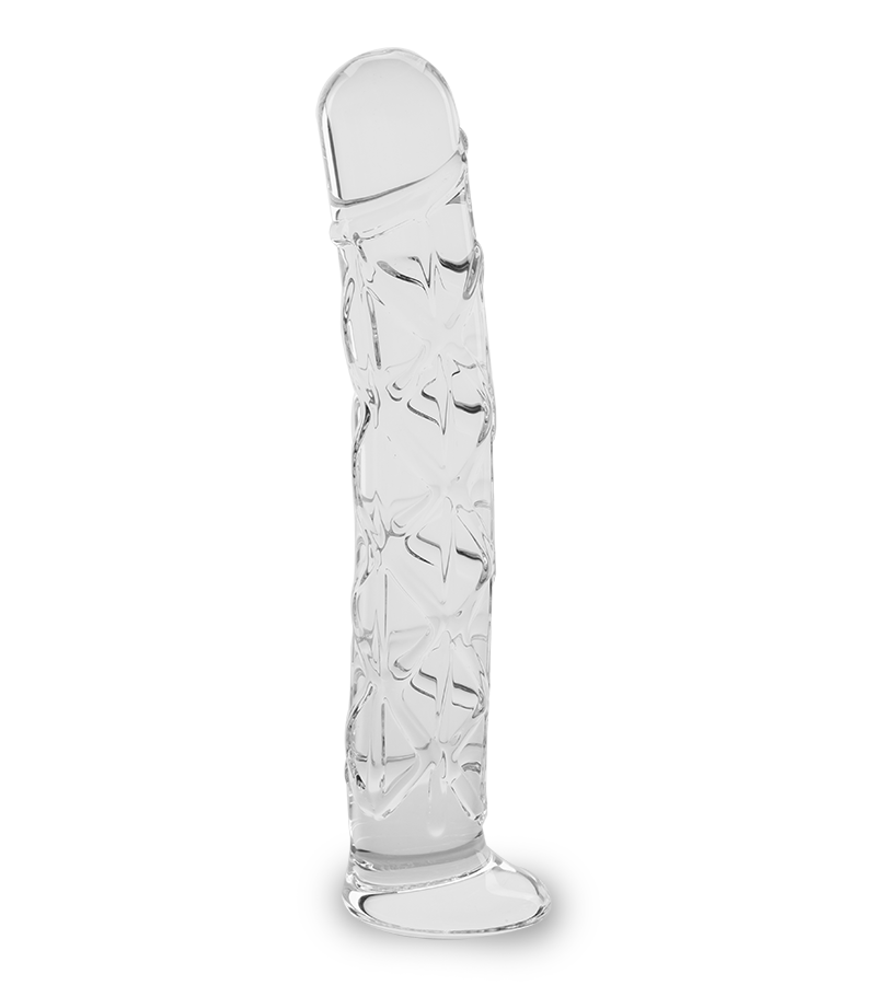 Icey glass dildo