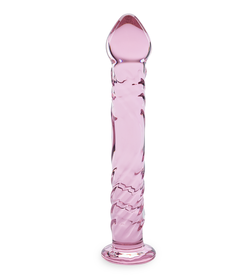 Illusion glass dildo