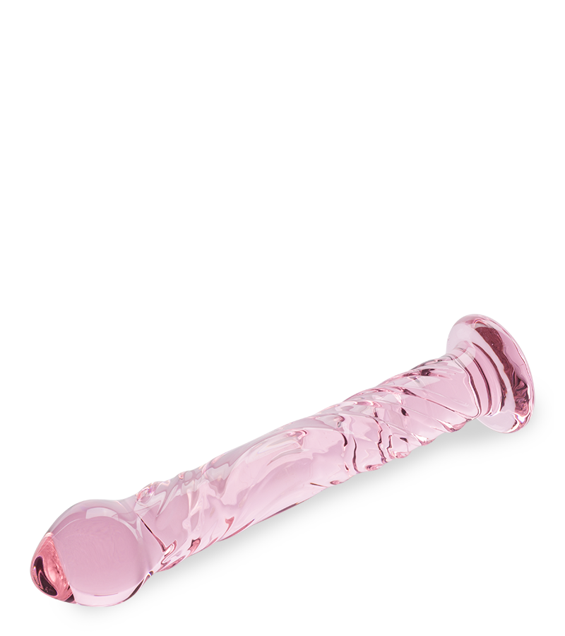 Illusion glass dildo