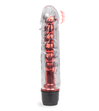Load image into Gallery viewer, Jay vibrating dildo with removable sleeve