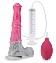 Load image into Gallery viewer, Kentucky suction-cup ejaculating horse dildo