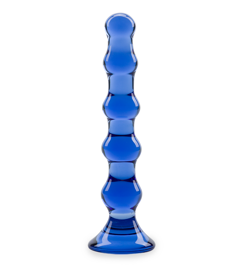 Lagoon glass dildo