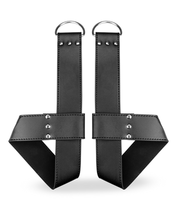 Leather Wrist Restraints for Bondage Play