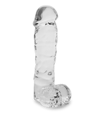 Leo realistic glass dildo