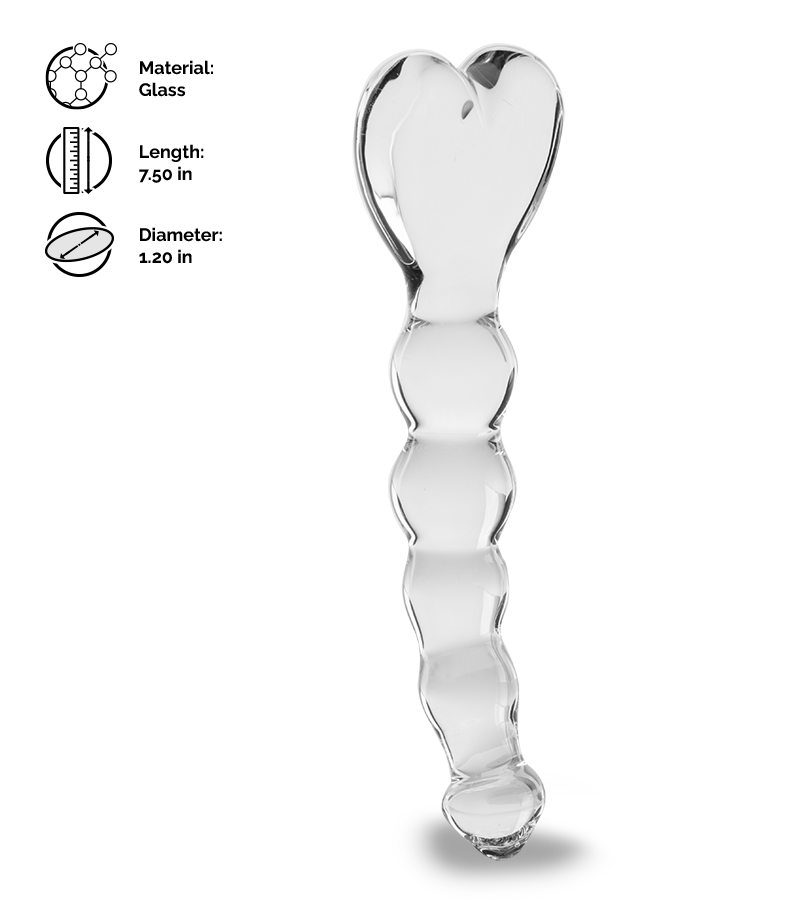 Love Arrow glass dildo