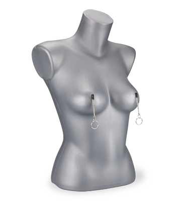 Nipple clamps with rings for accessories