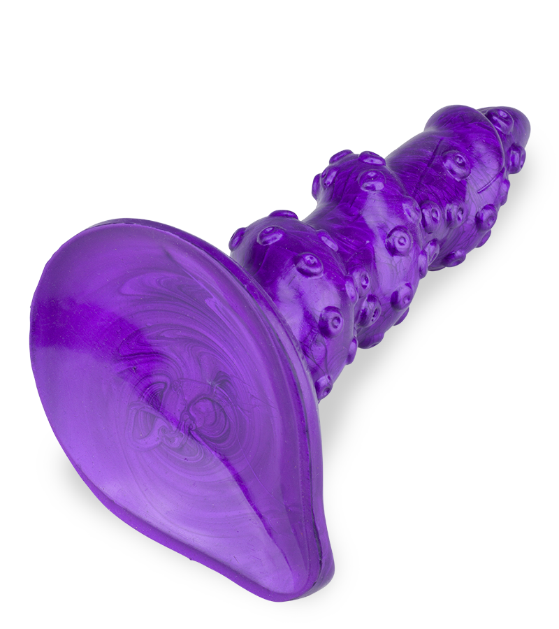 Octopus tentacle suction cup dildo