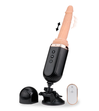 Load image into Gallery viewer, Owen thrusting and vibrating suction cup dildo