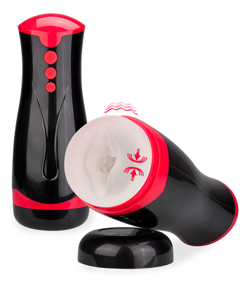 Partner vibrating airbag masturbator