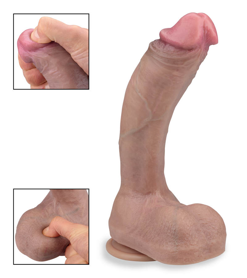 Platinum very realistic suction cup dildo 10.50 inches