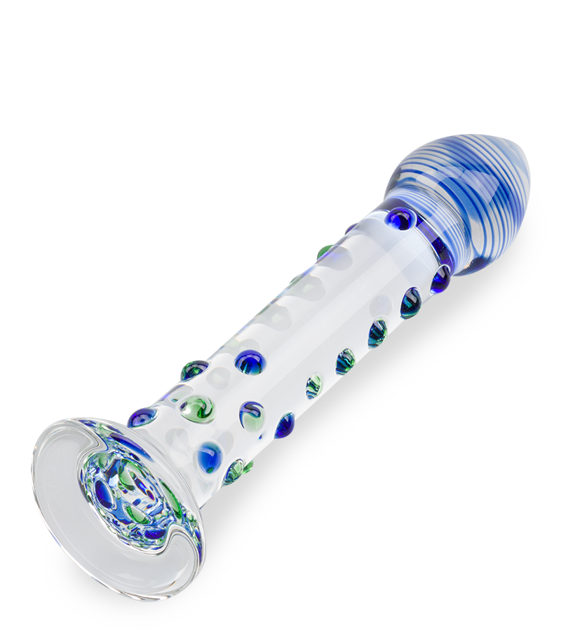Poetry glass dildo