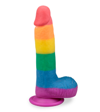Load image into Gallery viewer, Pride realistic suction cup dildo 7.50 inches