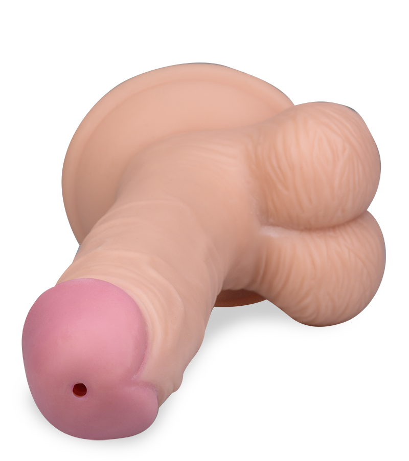 Realistic ejaculating suction cup dildo 9.00 inches