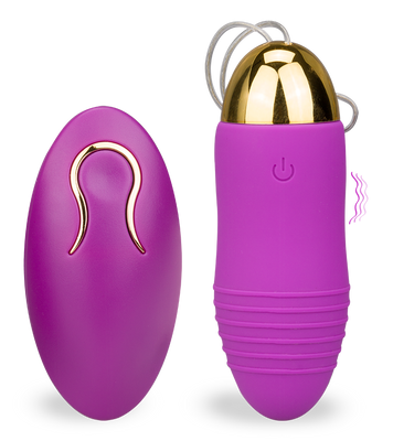 Ribbed USB-powered remote control wireless vibrating love egg 12 modes