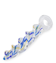 Load image into Gallery viewer, River glass dildo