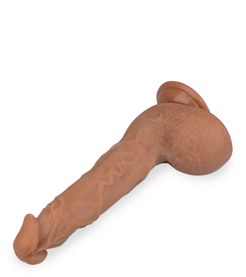 Samuel realistic suction cup dildo 9.75 inches
