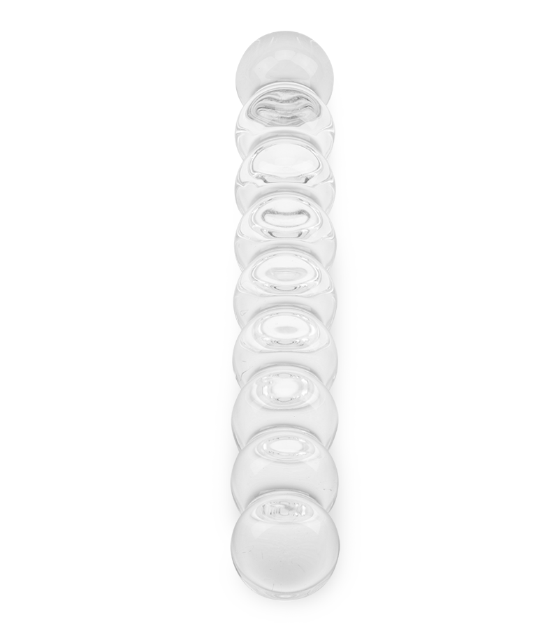 Soroban glass dildo