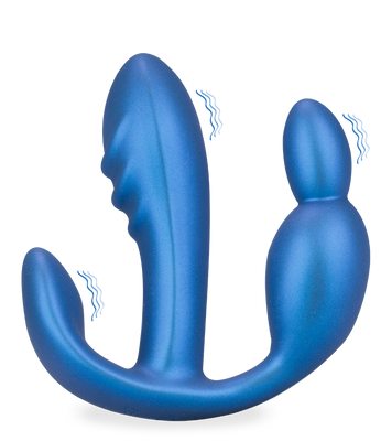Stay triple stimulation vibrator