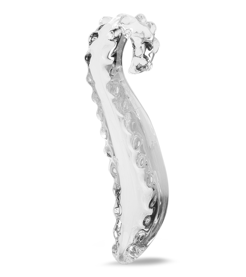 Tentacle glass dildo