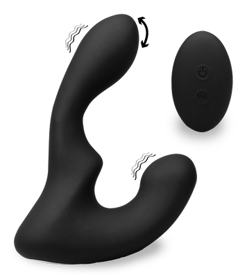 Tickler remote control prostate massager