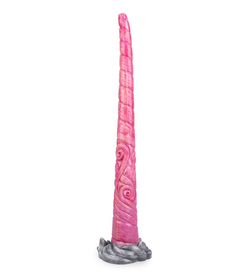 Unicorn suction cup dildo 17.75 inches