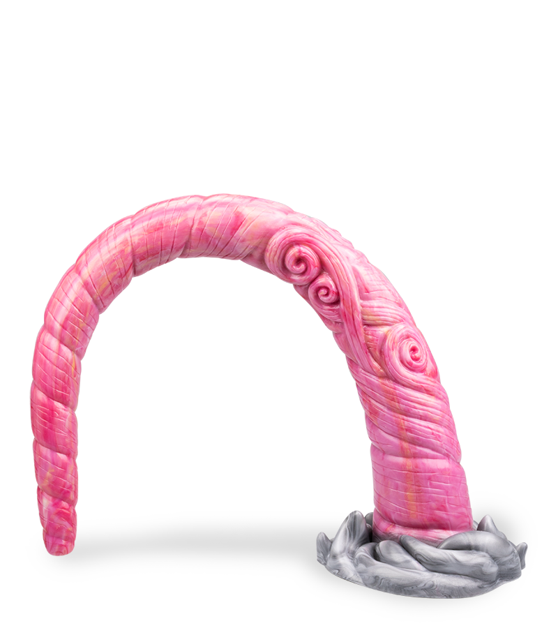 Unicorn suction cup dildo 17.75 inches