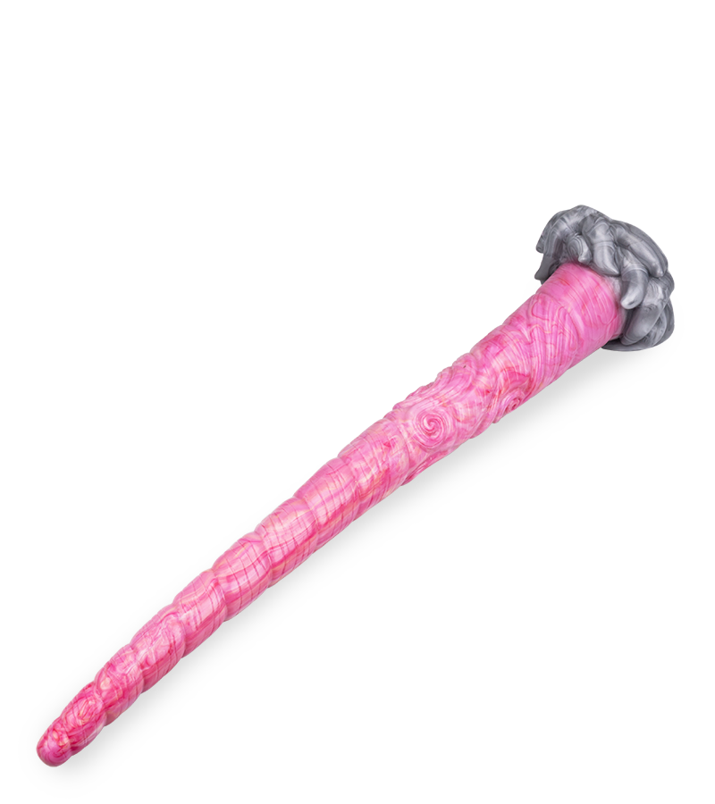 Unicorn suction cup dildo 17.75 inches