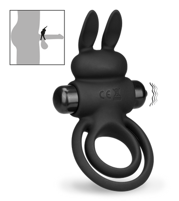 Vibrating double cock ring 10 modes